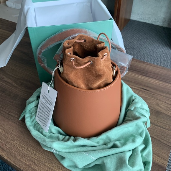 Mlouye Mini Lantern Bag in Light Brown - Picture 12 of 12